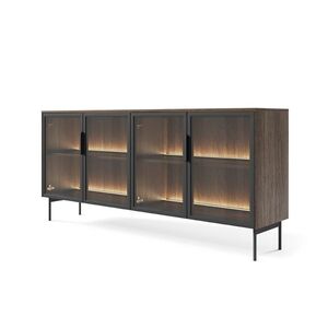 ArtLas Komoda NAIRE 181 4D s LED osvětlením | dub dunin obraz