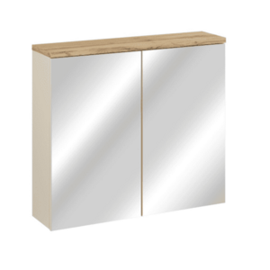 ArtCom Zrcadlová skříňka BALI Cashmere 84-80-2D 841 | 80 cm obraz