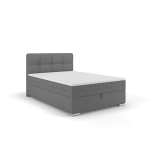 Elvisia Manželská postel ALPINA Boxspring | 140 x 200 cm Barva: Tmavá šedá / Vinci 14 obraz