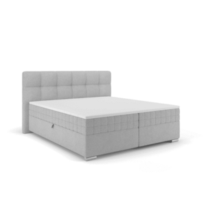 Elvisia Manželská postel ALPINA Boxspring | 160 x 200 cm Barva: Šedá / Vinci 07 obraz