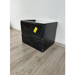 Elvisia Skříňka pod umyvadlo DELAY černá 60 cm | smontovaná obraz