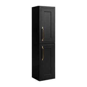 Elvisia Vysoká skříňka do koupelny CLASSIC Black obraz