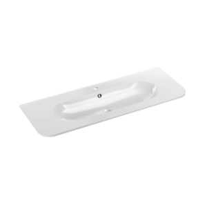 ArtCom Keramické umyvadlo PURE | bílý lesk 120 cm obraz