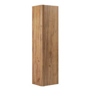 Elvisia Vysoká skříňka do koupelny LINEA Oak craft | 136 cm obraz