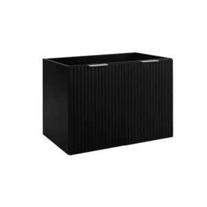 Elvisia Skříňka pod umyvadlo FLOW Black 80 2D | 80 cm obraz