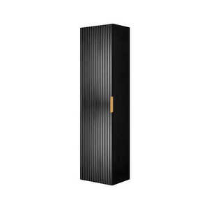 Elvisia Vysoká skříňka do koupelny FLOW Black obraz