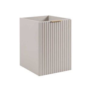Elvisia Skříňka do koupelny FLOW Cashmere 40 1D s košem | 40 cm obraz