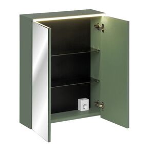 ArtCom Zrcadlová LED skříňka GREEN UN 84-60-2D | 60 cm obraz