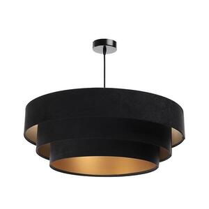 Lustr na lanku TRINITI 1xE27/60W/230V černá/zlatá 050-009-60 obraz