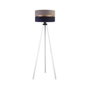 - Stojací lampa DUO 1xE27/60W/230V pr. 44 cm šedá/modrá/bílá AS0465+DU82689 obraz