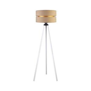 - Stojací lampa DUO 1xE27/60W/230V pr. 44 cm béžová/bílá AS0465+DU82672 obraz
