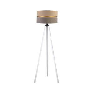 - Stojací lampa DUO 1xE27/60W/230V pr. 44 cm béžová/šedá/bílá AS0465+DU83549 obraz