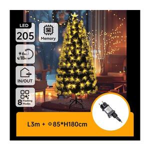 B.V. - LED Ven. ván. stromek 205xLED/6W/230V/8 funkcí 180cm IP44 teplá bílá B10303Y3D obraz