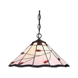 Prezent - Lustr na řetězu TIFFANY 2xE27/60W/230V obraz