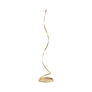 Redo 01-4282 - LED Stmívatelná stojací lampa SCROLL LED/30W/230V zlatá 01-4282 obraz