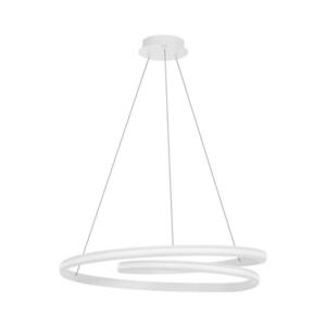 Redo 01-4363 - LED Stmívatelný lustr na lanku TORSION LED/60W/230V bílá 01-4363 obraz