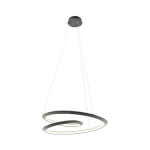 Redo 01-3378 - LED Stmívatelný lustr na lanku STORM LED/60W/230V černá 01-3378 obraz