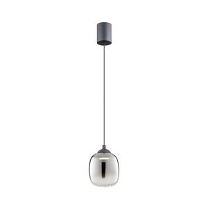 Redo 01-3486 - LED Lustr na lanku KHADI LED/6W/230V CRI90 pr.12 cm černá/kouřová 01-3486 obraz