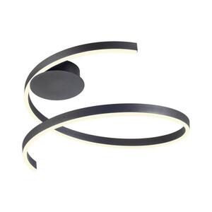 Redo 01-4012 - LED Stmívatelné stropní svítidlo SCROLL LED/38W/230V černá 01-4012 obraz