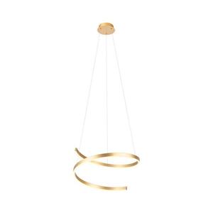 Redo 01-4014 - LED Stmívatelný lustr na lanku SCROLL LED/38W/230V zlatá 01-4014 obraz