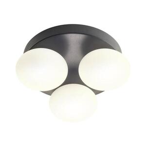 Redo 01-4308 - LED Koupelnové stropní svítidlo OVUM 3xLED/5W/230V IP44 černá 01-4308 obraz