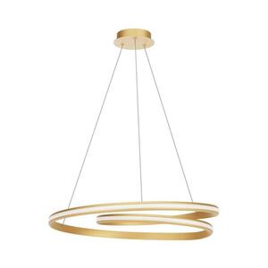 Redo 01-4364 - LED Stmívatelný lustr na lanku TORSION LED/60W/230V zlatá 01-4364 obraz