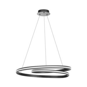 Redo 01-4365 - LED Stmívatelný lustr na lanku TORSION LED/60W/230V černá 01-4365 obraz