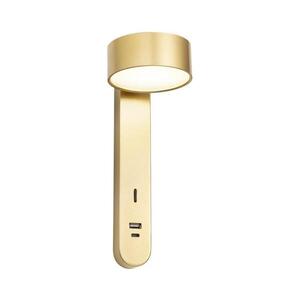 Redo 01-4641 - LED Nástěnné svítidlo SADES LED/6W/230V CRI 90 USB zlatá 01-4641 obraz
