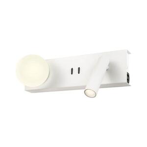 Redo 01-4660 - LED Nástěnné svítidlo NORMA LED/5W/230V + LED/3W CRI 90 USB bílá 01-4660 obraz