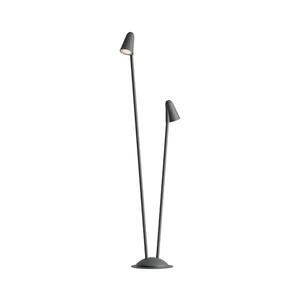 Redo 90711 - LED Venkovní lampa NIVALIS 2xLED/6, 9W/230V 110 cm IP65 antracit 90711 obraz
