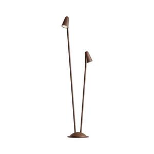 Redo 90712 - LED Venkovní lampa NIVALIS 2xLED/6, 9W/230V 110 cm IP65 hnědá 90712 obraz