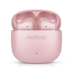 Niceboy Beans 4 POP - Bezdrátová sluchátka 200 mAh + 2x 30 mAh IPX4 růžová beans-4-pop-pink obraz