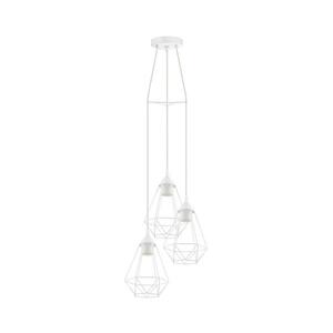 Eglo 79083 - Lustr na lanku BYRON 3xE27/60W/230V bílá 79083 obraz
