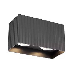 Redo 01-3412 - Bodové svítidlo DELPHI 2xGU10/7W/230V 16, 1x8, 1 cm černá 01-3412 obraz
