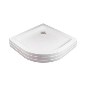 Ravak A204001120 - Sprchová vanička čtvrtkruhová RONDA 80x80 cm bílá A204001120 obraz
