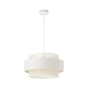 Lustr na lanku BOHO 1xE27/60W/230V pr. 40 cm krémová/juta H0167 obraz