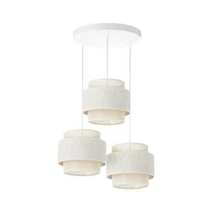 Lustr na lanku BOHO 3xE27/60W/230V krémová/juta H0171 obraz
