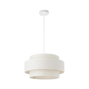 Lustr na lanku BOHO 1xE27/60W/230V pr. 40 cm bílá H0182 obraz
