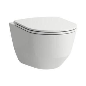 LAUFEN H8669570000001 - Závěsné WC PRO keramika/bílá +prkénko SoftClose PRO bílá H8669570000001 obraz