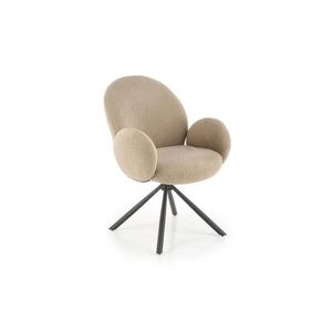 Halmar Jídelní židle KIVA 1 ks hnědá V-CH-K/498-KR-CAPPUCCINO obraz