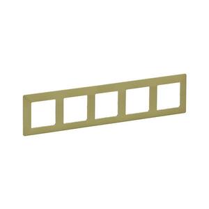 Legrand 754085 - Rámeček pro spínače VALENA LIFE 5P zelená 754085 obraz