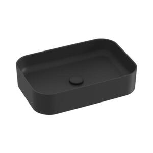 Ravak XJX0D155001 - Umyvadlo na desku CERAMIC SLIM 55x37 cm keramika/černá XJX0D155001 obraz