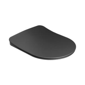Ravak X01795 - Záchodové prkénko SoftClose CHROME černá X01795 obraz