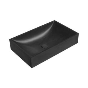 Sapho - Umyvadlo na desku 58x36 cm beton/černá AR471 obraz