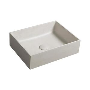 Sapho - Umyvadlo na desku FORMIGO 47, 5x36, 5 cm beton/matná písková FG114 obraz