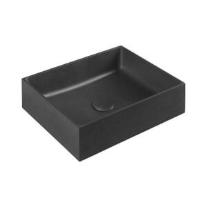 Sapho - Umyvadlo na desku FORMIGO 47, 5x36, 5 cm beton/černá FG116 obraz