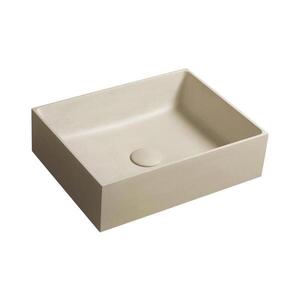 Sapho - Umyvadlo na desku FORMIGO 47, 5x36, 5 cm beton/béžová FG122 obraz