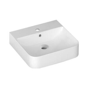 Isvea - Umyvadlo na desku/závěsné SOTT AQUA 50x50 cm keramika/bílá 10SQ51051 obraz