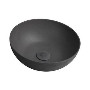 Sapho - Umyvadlo na desku FORMIGO pr. 39 cm beton/antracit FG316 obraz