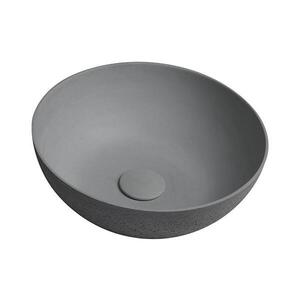 Sapho - Umyvadlo na desku FORMIGO pr. 39 cm beton/matná šedá FG317 obraz